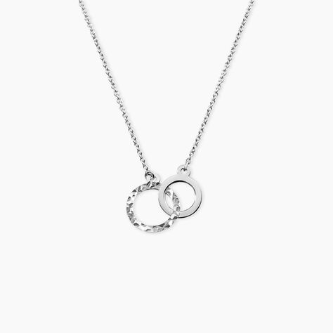 Collier Argent Blanc Ula - Colliers fantaisie Femme | Histoire d&rsquo;Or