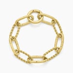 Bracelet Andria Acier Jaune - Bracelets Femme | Histoire d&rsquo;Or