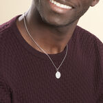 Pendentif Emil Argent Blanc - Pendentifs Homme | Histoire d&rsquo;Or