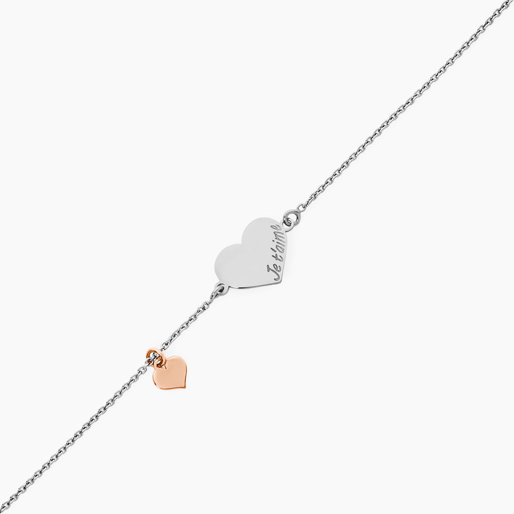 Bracelet Iella Argent Bicolore - Bracelets Femme | Histoire d&rsquo;Or