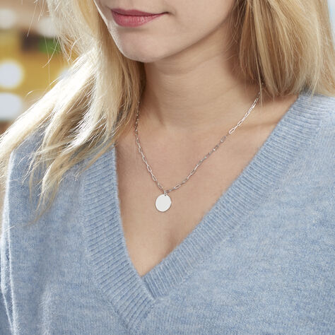 Collier Anaee Argent Blanc - Colliers fantaisie Femme | Histoire d’Or