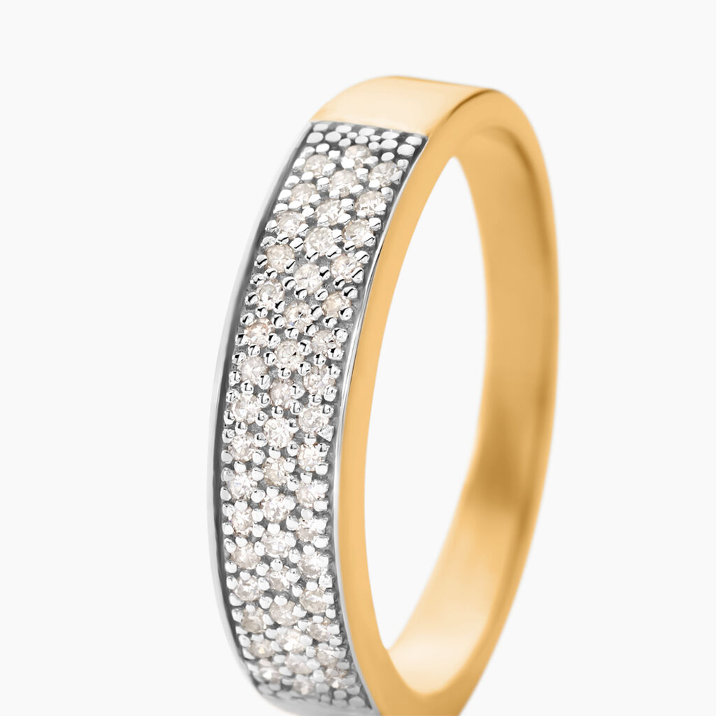 Bague Serafina Or Jaune Diamant - Bagues avec pierre Femme | Histoire d’Or