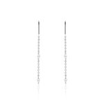 Boucles D'oreilles Pendantes Garsha Argent Blanc Oxyde De Zirconium - Boucles d'oreilles fantaisie Femme | Histoire d&rsquo;Or