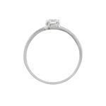 Bague Armelle Or Blanc Oxyde - Bagues solitaires Femme | Histoire d&rsquo;Or