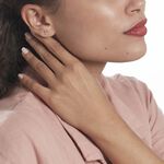 Boucles D'oreilles Puces Pavel Argent Rose Oxyde De Zirconium - Boucles d'oreilles fantaisie Femme | Histoire d&rsquo;Or