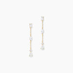 Boucles D'Oreilles Pendantes Sparkle Or Jaune Oxyde De Zirconium - Boucles d'oreilles pendantes Femme | Histoire d&rsquo;Or