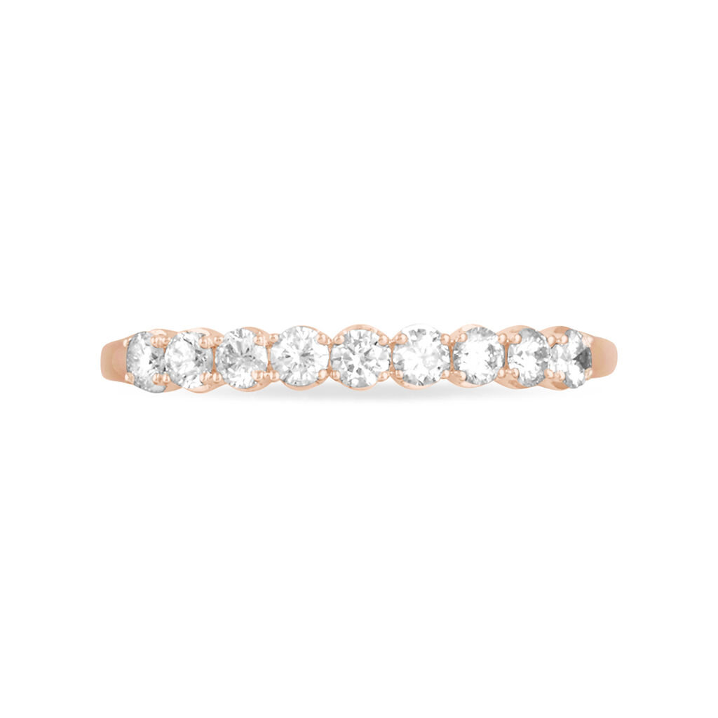 Alliance Eloise Or Rose Diamant - Alliances Femme | Histoire d&rsquo;Or