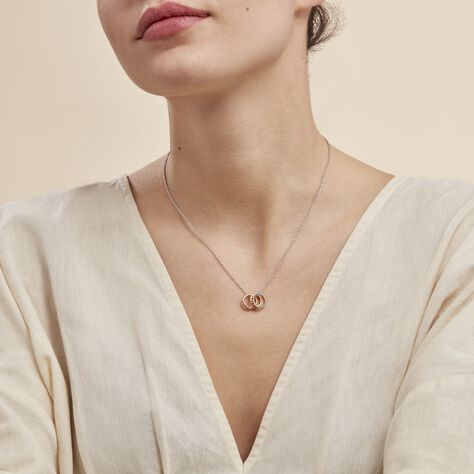 Collier Argent Tricolore Roderick - Colliers fantaisie Femme | Histoire d’Or