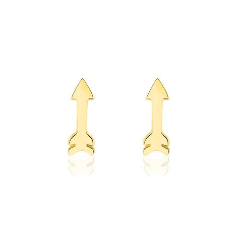 Boucles D'oreilles Puces Or Jaune Gnazi - Clous d'oreilles Femme | Histoire d’Or