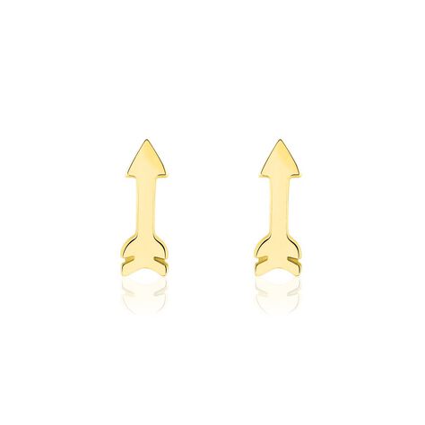 Boucles D'oreilles Puces Or Jaune Gnazi - Clous d'oreilles Femme | Histoire d’Or