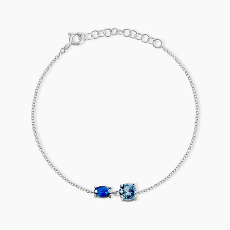 Bracelet Argent Blanc Brenna Oxydes De Zirconium - Bracelets Femme | Histoire d&rsquo;Or