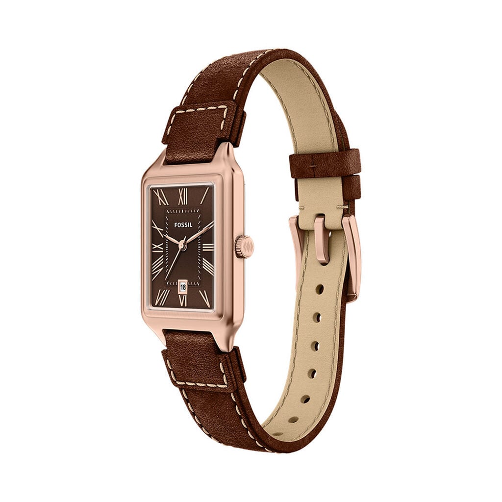 Montre Fossil Raquel Marron - Montres Femme | Histoire d&rsquo;Or