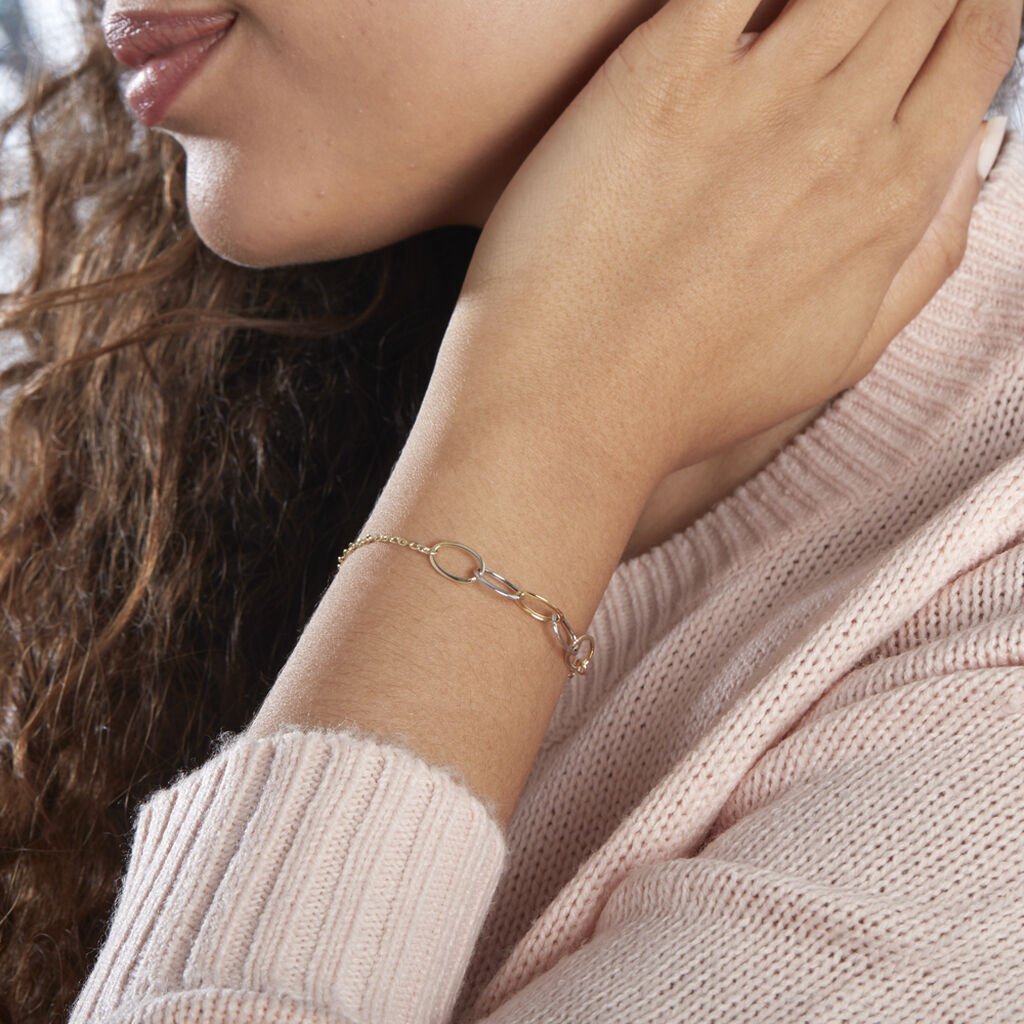 Bracelet Lucette Or Bicolore - Bracelets Femme | Histoire d’Or