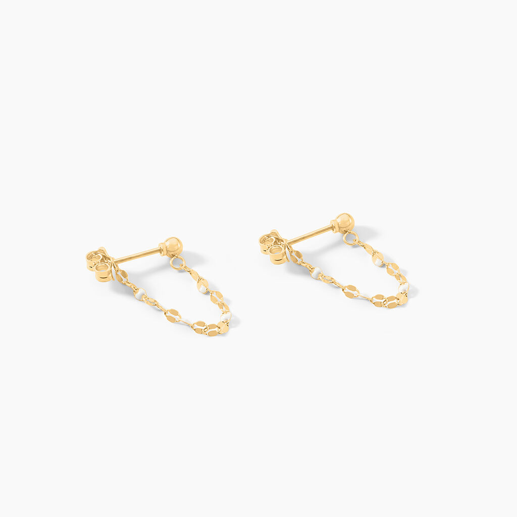 Boucles D'oreilles Pendantes Asteria Or Jaune - Boucles d'oreilles pendantes Femme | Histoire d’Or