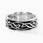 Bague Viking Argent Blanc - Bagues Homme | Histoire d&rsquo;Or