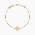 Bracelet Madline Argent Dor&eacute; A L'Or 750/1000 - Bijoux sans pierre Femme | Histoire d&rsquo;Or