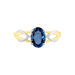 Bague Or Bicolore Bonnie Topaze - Bagues solitaires Femme | Histoire d’Or