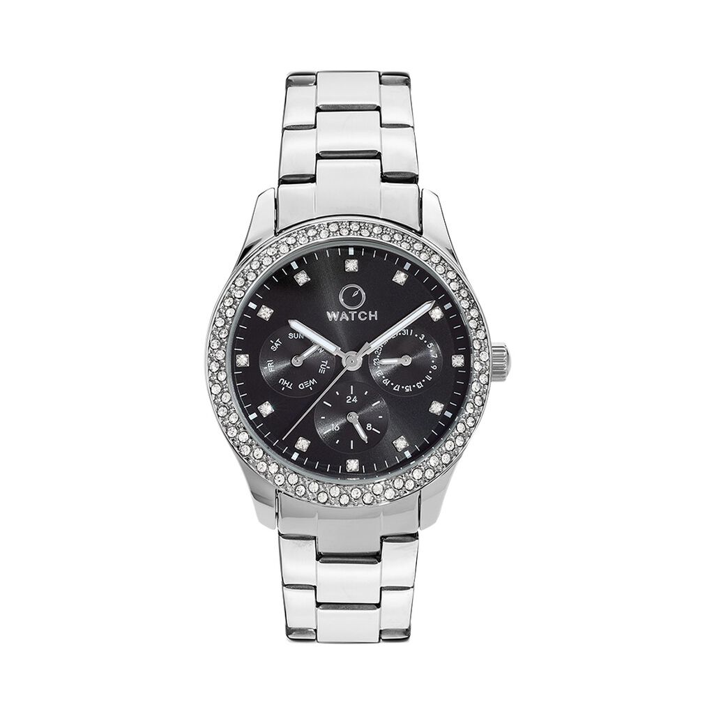 Montre O Watch Shiny Noir - Montres Femme | Histoire d’Or
