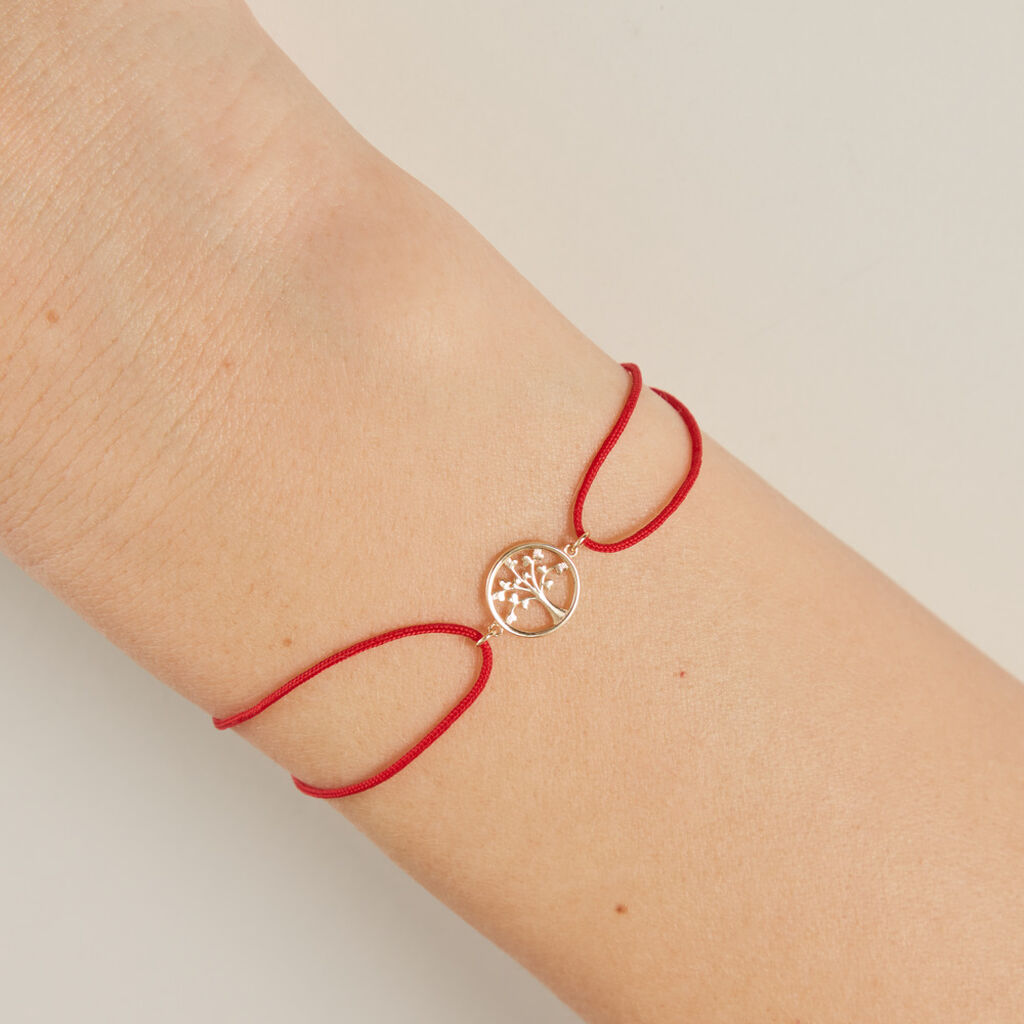 Bracelet Genevivo Or Jaune - Bracelets cordon Famille | Histoire d’Or