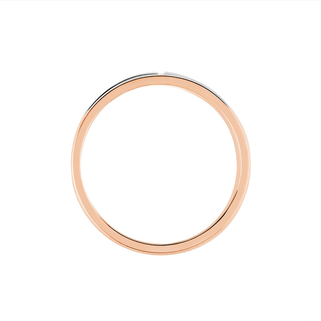 Alliance Hevan Ruban Or Bicolore - Alliances Unisex | Histoire d&rsquo;Or