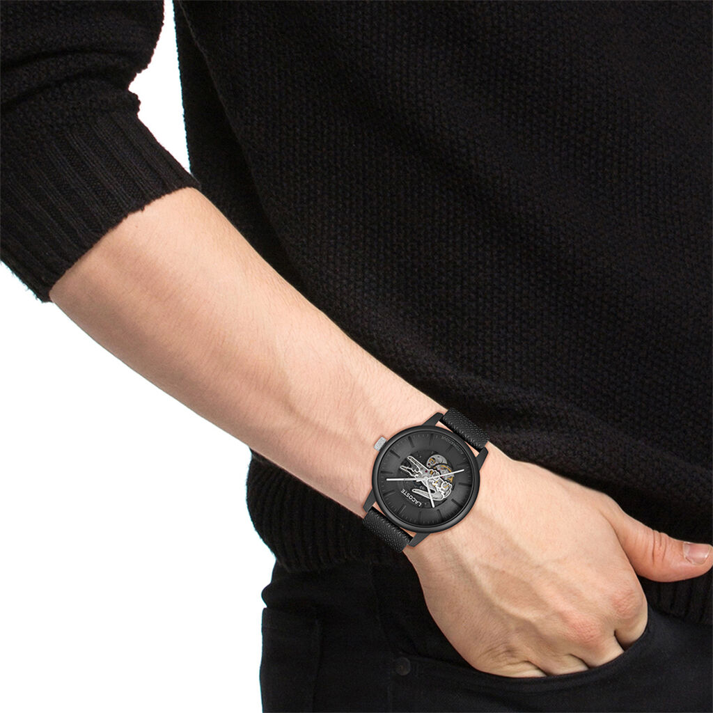 Montre Lacoste .12.12 Automatique Noir - Montres Homme | Histoire d’Or