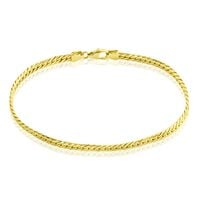Bracelet Or Jaune Izel Maille Anglaise