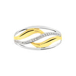 Bague Volcania Or Bicolore Diamant - Bagues avec pierre Femme | Histoire d&rsquo;Or