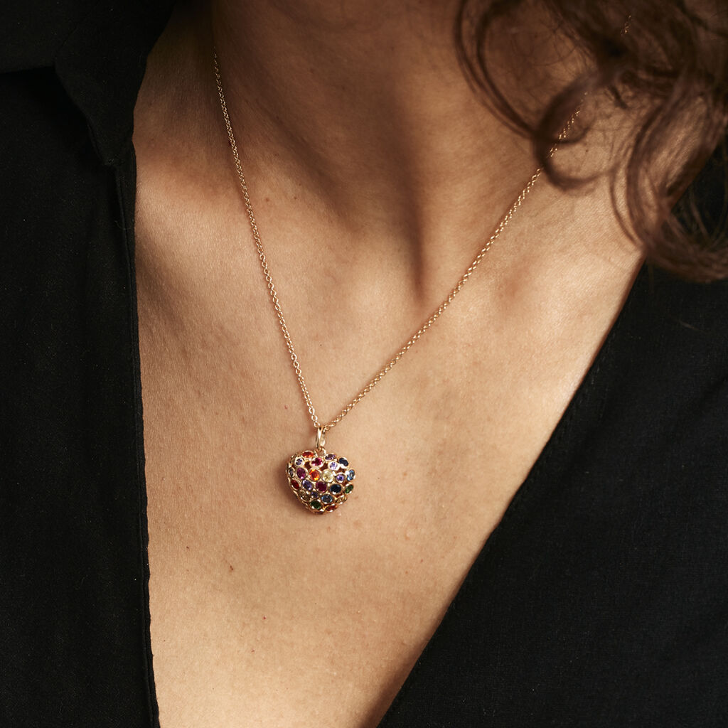 Collier Ikaia Plaqué Or Jaune Spinelle Oxyde De Zirconium - Colliers Femme | Histoire d’Or