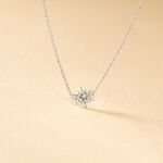 Collier Cyriac Argent Blanc Oxyde De Zirconium - Colliers fantaisie Femme | Histoire d&rsquo;Or