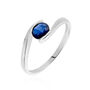 Bague Camilia Or Blanc Saphir