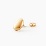 Boucles D'Oreilles Puces Classic Bold Plaqu&eacute; Or Jaune - Boucles d'oreilles fantaisie Femme | Histoire d&rsquo;Or