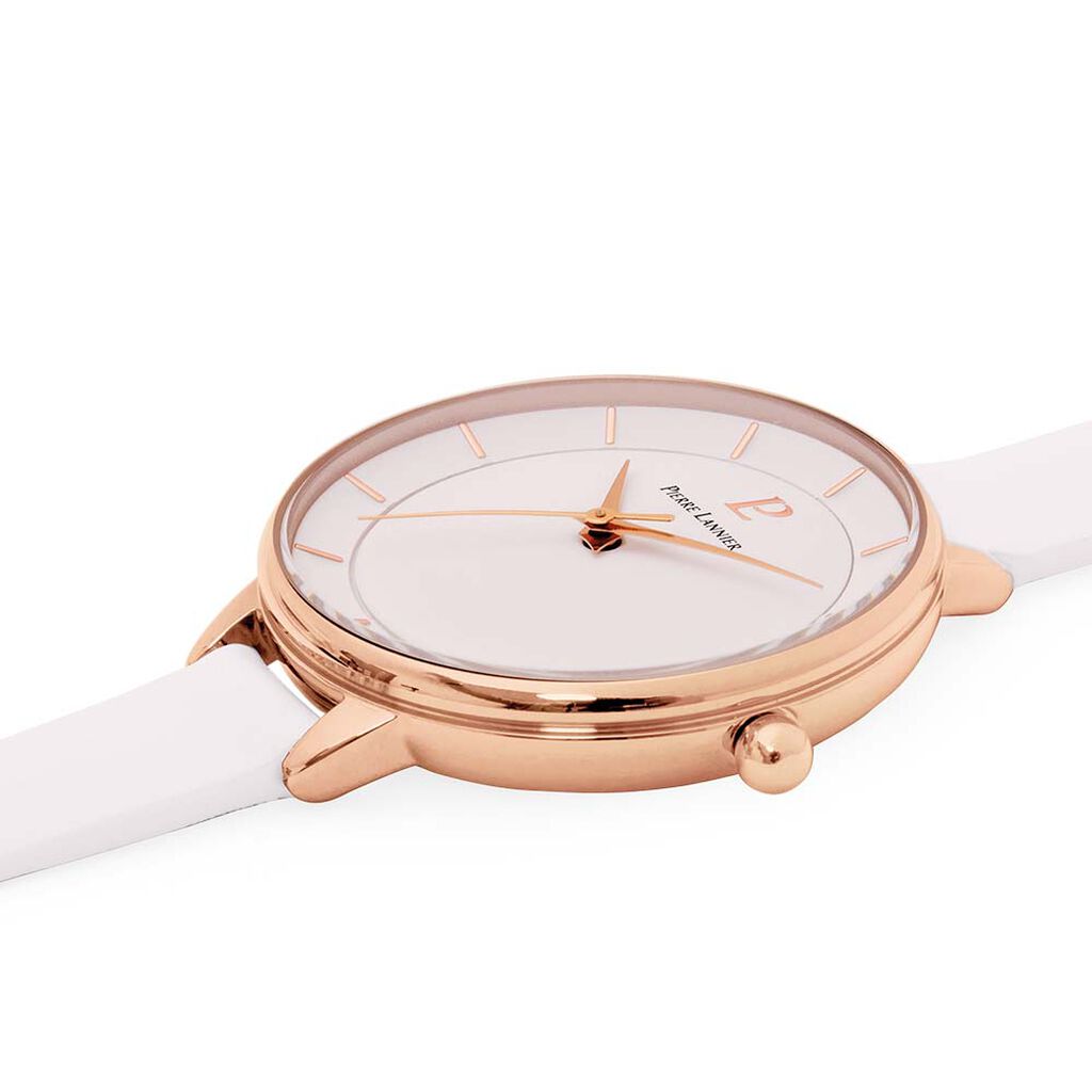 Montre Pierre Lannier Delice Blanc - Montres Femme | Histoire d’Or