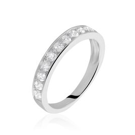 Alliance Juliette Or Blanc Diamant - Alliances Femme | Histoire d’Or