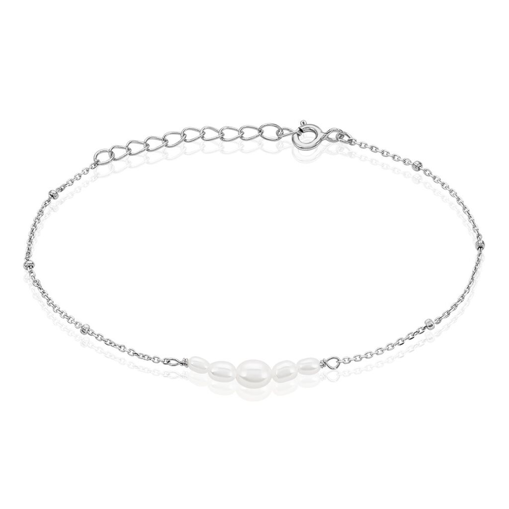 Bracelet Blaine Argent Blanc Perle De Culture - Bracelets Femme | Histoire d&rsquo;Or