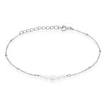 Bracelet Blaine Argent Blanc Perle De Culture - Bracelets Femme | Histoire d&rsquo;Or