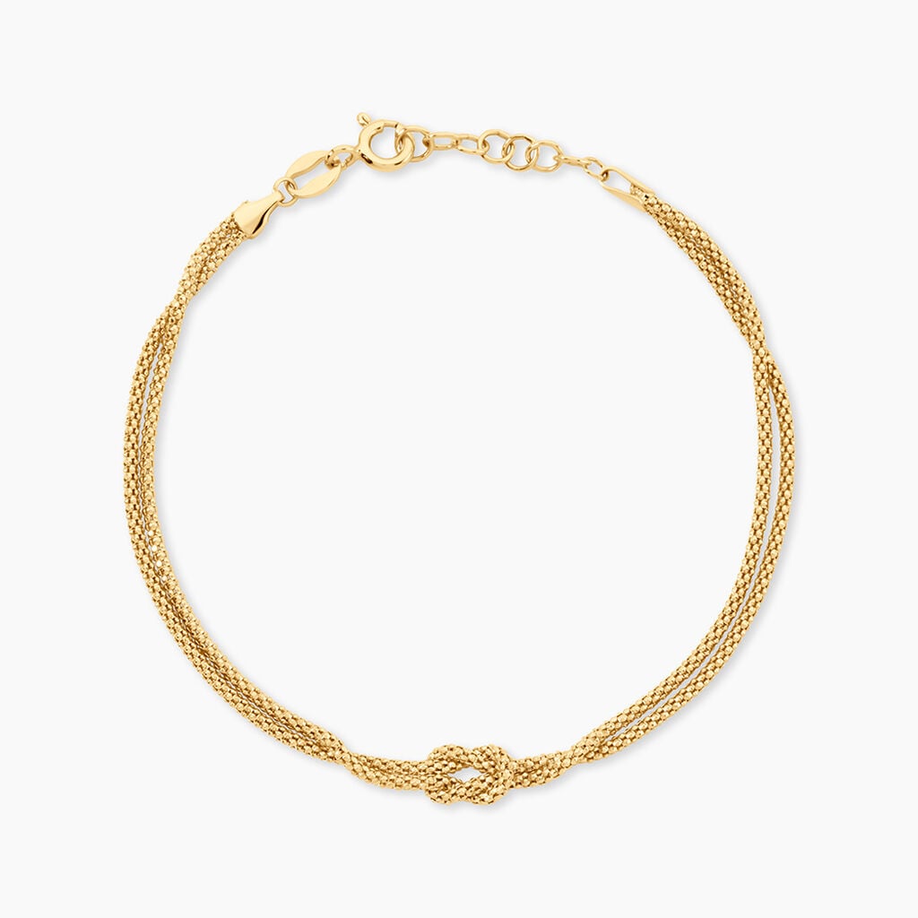 Bracelet Assil Argent Dor&eacute; A L'Or 750/1000 - Bracelets cha&icirc;ne Femme | Histoire d&rsquo;Or