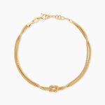 Bracelet Assil Argent Dor&eacute; A L'Or 750/1000 - Bracelets cha&icirc;ne Femme | Histoire d&rsquo;Or