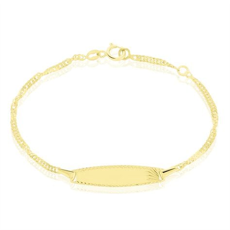 Bracelet Identite Bebe Or Jaune Eowyn - Bracelets Communion Enfant | Histoire d&rsquo;Or
