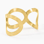 Bracelet Jonc Agostino Acier Jaune - Bracelets Femme | Histoire d&rsquo;Or