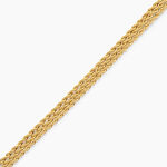 Bracelet Doria Acier Jaune - Bracelets cha&icirc;ne Femme | Histoire d&rsquo;Or