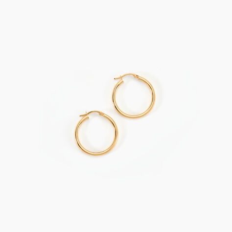 Créoles Verania Or Jaune - Boucles d'oreilles créoles Femme | Histoire d’Or