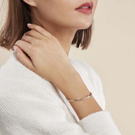 Bracelet Lamyae Plaqué Or Jaune Oxyde De Zirconium - Bracelets Femme | Histoire d’Or