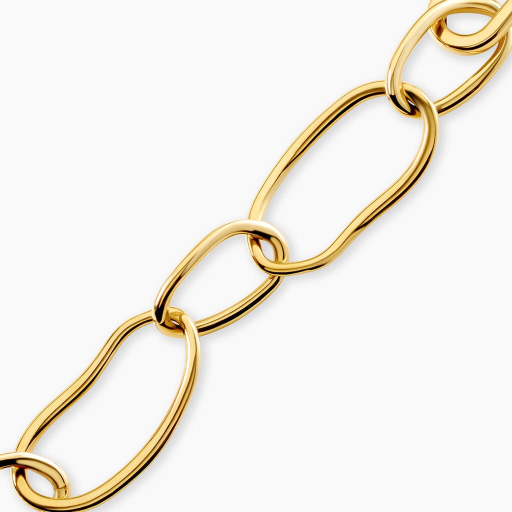 Bracelet Cecilie Acier Jaune - Bijoux sans pierre Femme | Histoire d&rsquo;Or