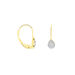 Boucles D'oreilles Pendantes Ursanne Or Jaune Diamants - Boucles d'oreilles pendantes Femme | Histoire d’Or