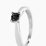 Bague Solitaire Collection Grace Or Blanc Diamant - Bagues solitaires Femme | Histoire d&rsquo;Or