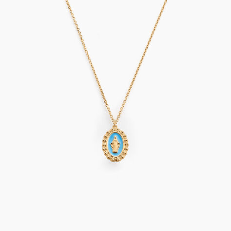 Collier Lueur Coloree Or Jaune - Pendentifs Baptême Famille | Histoire d’Or