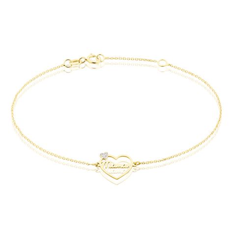 Bracelet Joos Or Jaune - Bracelets Coeur Femme | Histoire d’Or