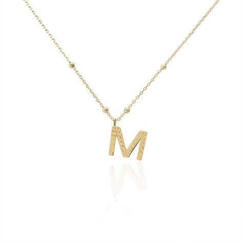 Collier Plaqué Or Jaune Lettra - Colliers fantaisie Femme | Histoire d’Or