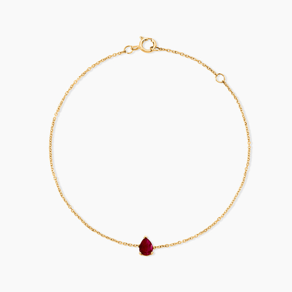 Bracelet Gathbiyya Or Jaune Rubis - Bracelets Femme | Histoire d&rsquo;Or