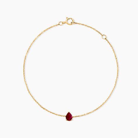 Bracelet Gathbiyya Or Jaune Rubis - Bracelets Femme | Histoire d’Or
